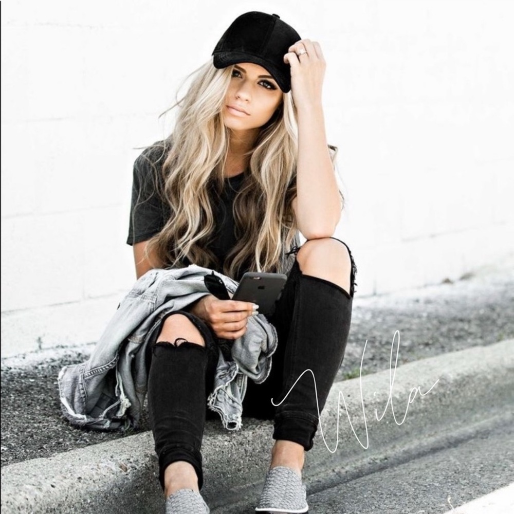 baseball cap vegan suede hat black 615055 - Picture 2 of 5